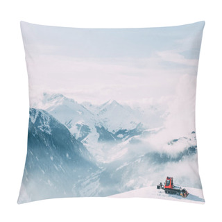 Personality  Snow Grooming Machine Pillow Covers