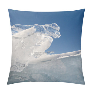 Personality  Ice On The Surface Of Lake Baikal. Pillow Covers