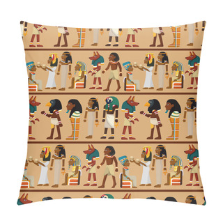 Personality  Seamless Pharaoh Pattern Pillow Covers