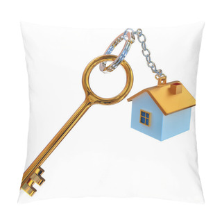 Personality  Golden Keys From The House With Charm Pillow Covers