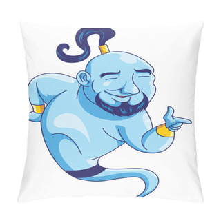 Personality  Blue Genie Pillow Covers
