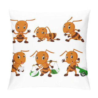 Personality  Collection Of Ant Cartoon Pillow Covers
