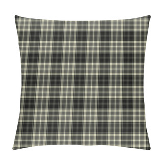 Personality  Seamless Neutral Grey Plaid Pattern Pillow Covers