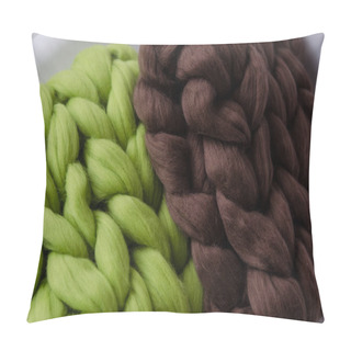 Personality  Colorful Merino Scarfs, Close Up Pillow Covers