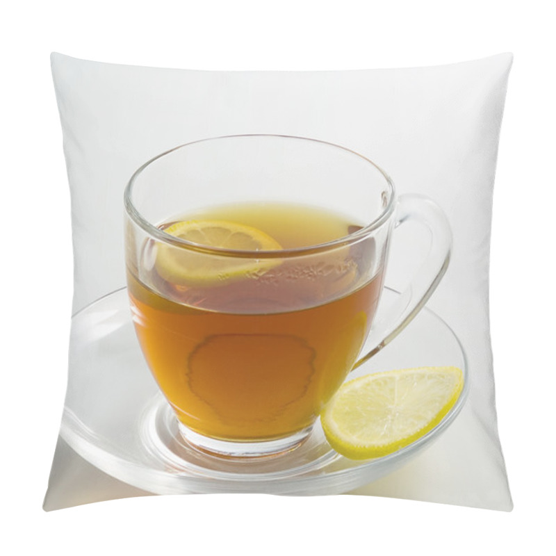Personality  Hot Tea Drink With Lemon Pillow Covers