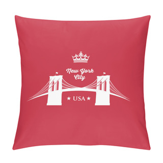 Personality  Brooklyn Bridge - New York Symbol Pillow Covers
