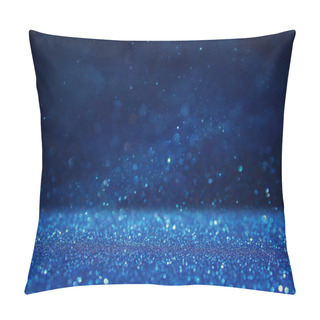 Personality  Dark Blue Glitter Vintage Background Pillow Covers