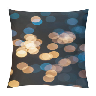 Personality  Abstract Glowing Bokeh Texture Background Pillow Covers
