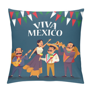Personality  Viva Mexico Cartoons Pillow Covers