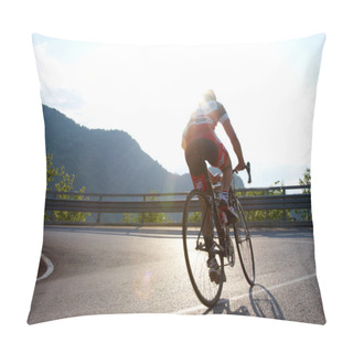 Personality  Mountain Road Cyclist Pillow Covers