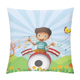 Personality  A Little Drummer Pillow Covers