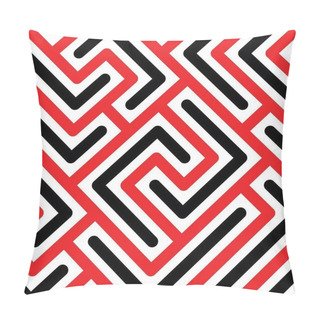 Personality  Seamless Pattern With Geometric Lines Pillow Covers