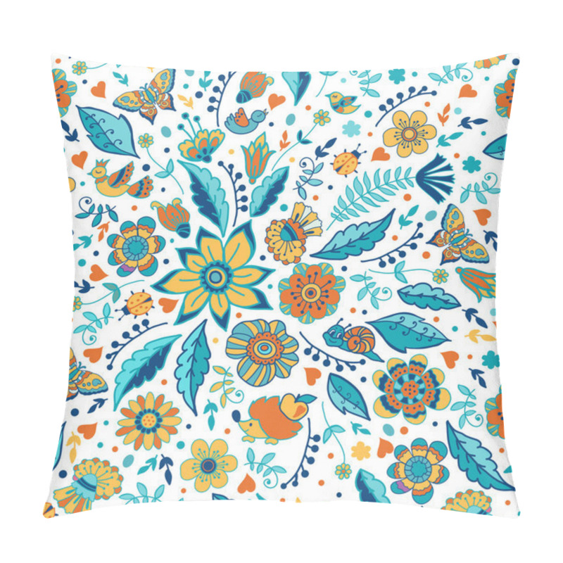 Personality  Floral pattern with butterflies pillow covers