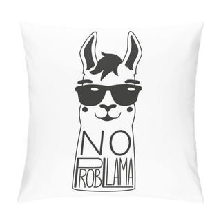 Personality  Funny Print Design With Text And Animal Pillow Covers