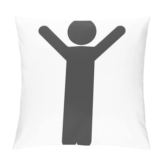Personality  Happy Child Icon Pillow Covers