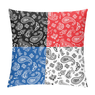 Personality  Bandana Seamless Pattern Pillow Covers