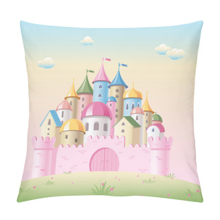 Personality  Cartoon Fairy Tale Castle Pillow Covers
