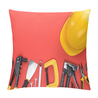 Personality  Reparement Tools And Hard Hat Pillow Covers