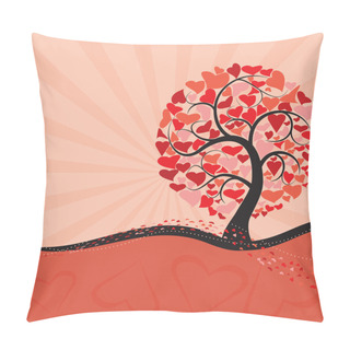 Personality  Valentine Tree Pillow Covers