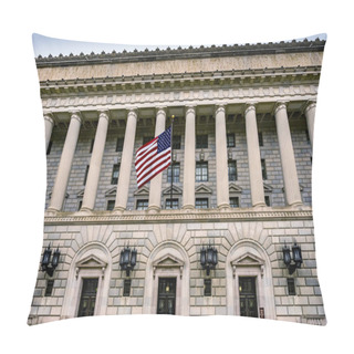 Personality  Herbert Hoover Building Commerce Department 14th Street Washingt Pillow Covers