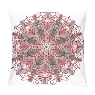 Personality  Vector Mandala In Pastel Colors Pillow Covers