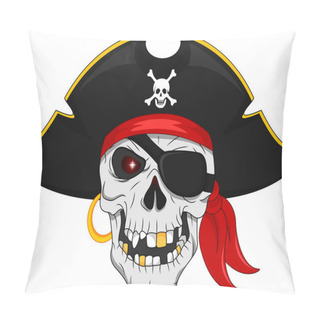 Personality  Pirate Skull Mascot Pillow Covers