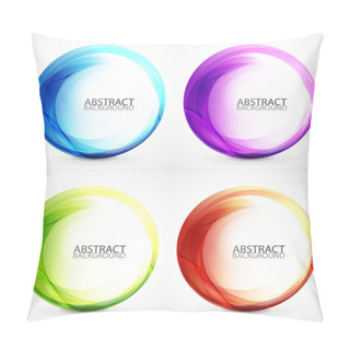 Personality  Swirl Symbol, Icon, Background Set Pillow Covers