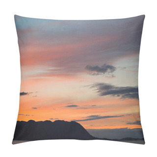 Personality  Scenic View Of Sunset In Alaska Pillow Covers