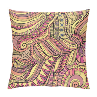 Personality  Decorative Ornamental Ethnic Vector Background Pillow Covers