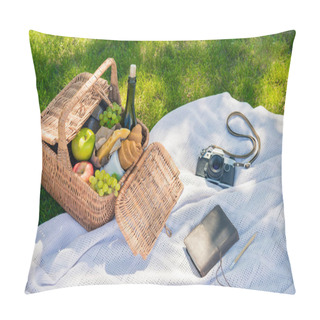 Personality  Picnic Basket And Camera  Pillow Covers