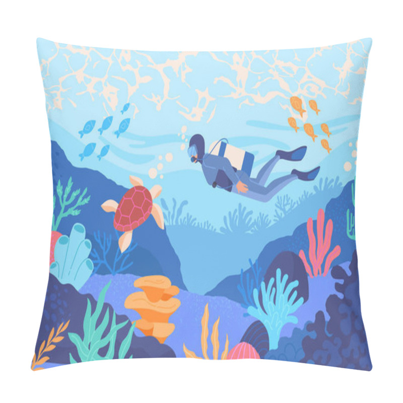 Personality  Sea World concept pillow covers