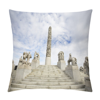 Personality  Statue Park Oslo Pillow Covers