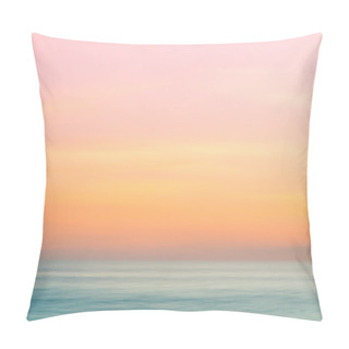 Personality  Abstract Sunrise Sky And  Ocean Nature Background  Pillow Covers