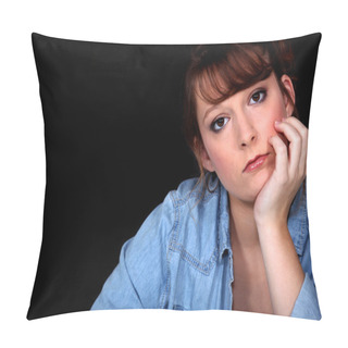Personality  Bored Woman Pillow Covers
