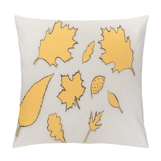 Personality  Various Drawn Autumnal Leaves Pillow Covers