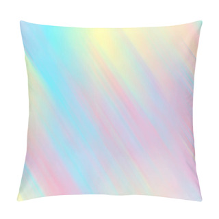 Personality  Abstract Pastel Soft Colorful Smooth Blurred Textured Background Off Focus Toned In Pink, Blue And Light Yellow Color Pillow Covers