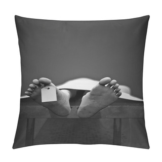 Personality  Toe Tag Pillow Covers