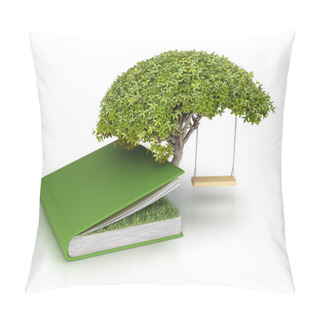 Personality  Tree Of Knowledge Growing Out Of Book Pillow Covers