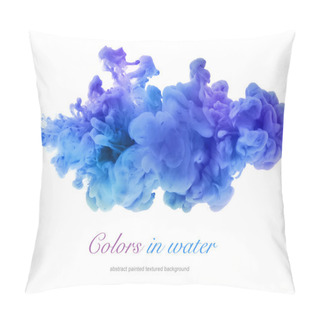 Personality  Acrylic Colors In Water. Abstract Background. Pillow Covers