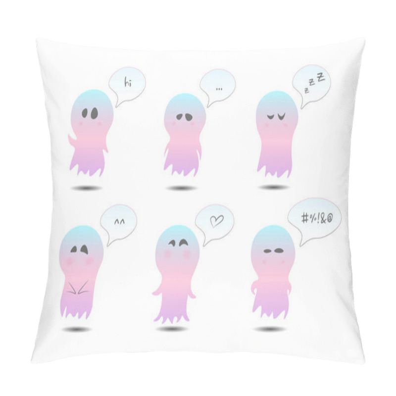 Personality  Halloween cute ghosts characters pillow covers
