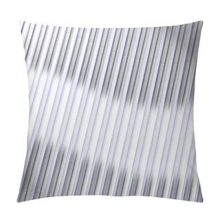 Personality  Sheet Metal With A White Stripe Down The Center Pillow Covers
