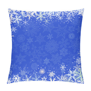 Personality  Snowflakes Background Pillow Covers