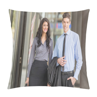 Personality  Young Business Partners Pillow Covers