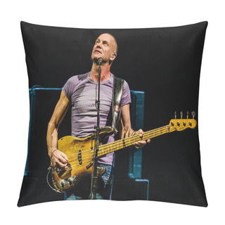 Personality  Sting Performing At HMH Music Festival Pillow Covers