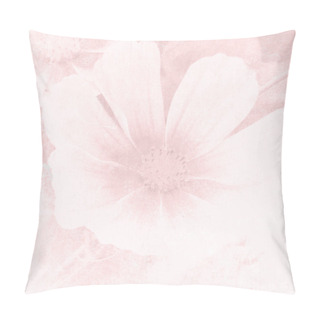Personality  Soft Pink Flower Background In Pastel Watercolor Pillow Covers