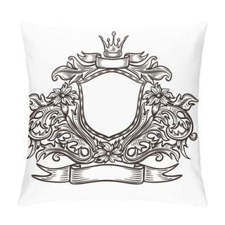 Personality  Black And White Emblem Pillow Covers