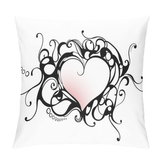 Personality  Vector Heart Pillow Covers
