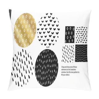 Personality  Hand Drawn Patterns - Rounded Pillow Covers