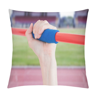 Personality  Athlete Throwing Javelin Pillow Covers