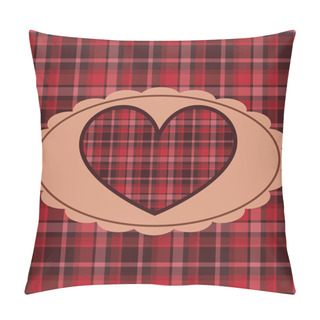 Personality  Retro Valentine Background Pillow Covers